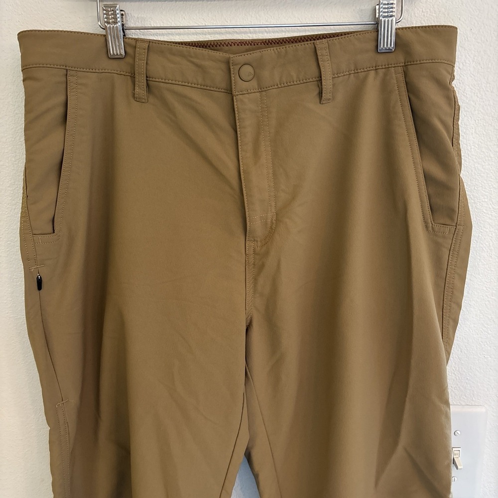 Alpine Design Hiking Pants Men 36x32 Khaki Stretch Nylon Outdoor Camping